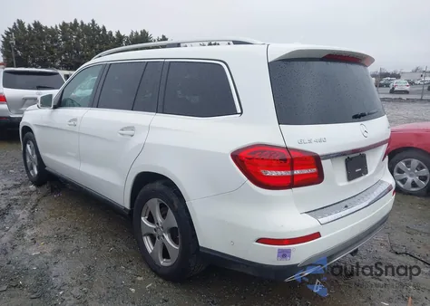 2017 Mercedes-Benz Gls 450 4Matic z USA, uszkodzony, nr VIN 4JGDF6EE7HA854041